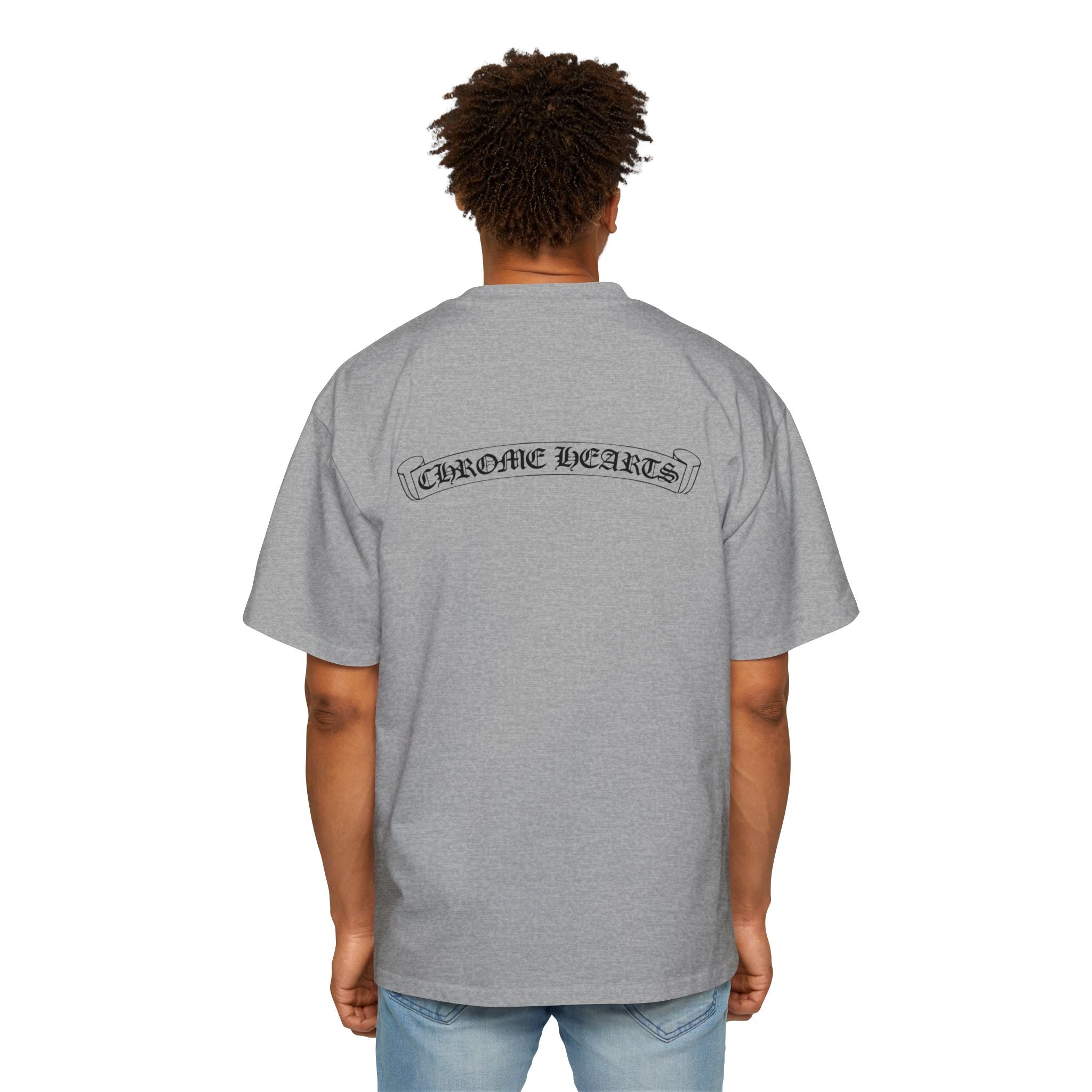 Oversized Tee — Chrome Hearts Back Logo Graphic